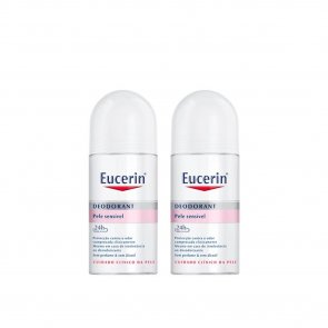 PROMOTIONAL PACK:Eucerin Deodorant Sensitive Skin 24h Roll-On 50ml x2 (2x1.69fl oz)