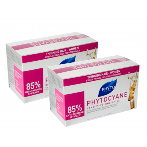 PACK PROMOCIONAL: Phytocyane Cuidado Anti-Queda do Cabelo Mulher 7,5mlx12 Ampolas