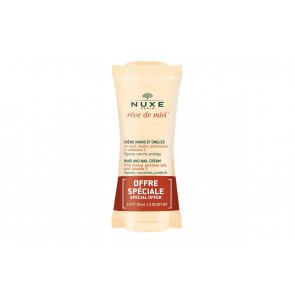 PROMOTIONAL PACK:NUXE Rêve de Miel Hand and Nail Cream 50ml x2 (2x1.69fl oz)