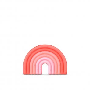Suavinex Silicone Teething Ring +0m Rainbow
