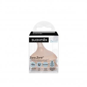 Suavinex Zero Zero Anti-Colic Adaptable Flow A Silicone Nipple x2