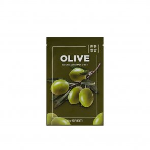 NEAR EXPIRY:The Saem Natural Olive Mask Sheet 21ml