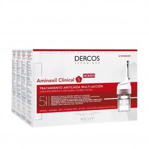 Vichy Dercos Aminexil Clinical 5 Alvos Mulher 42 Ampolas