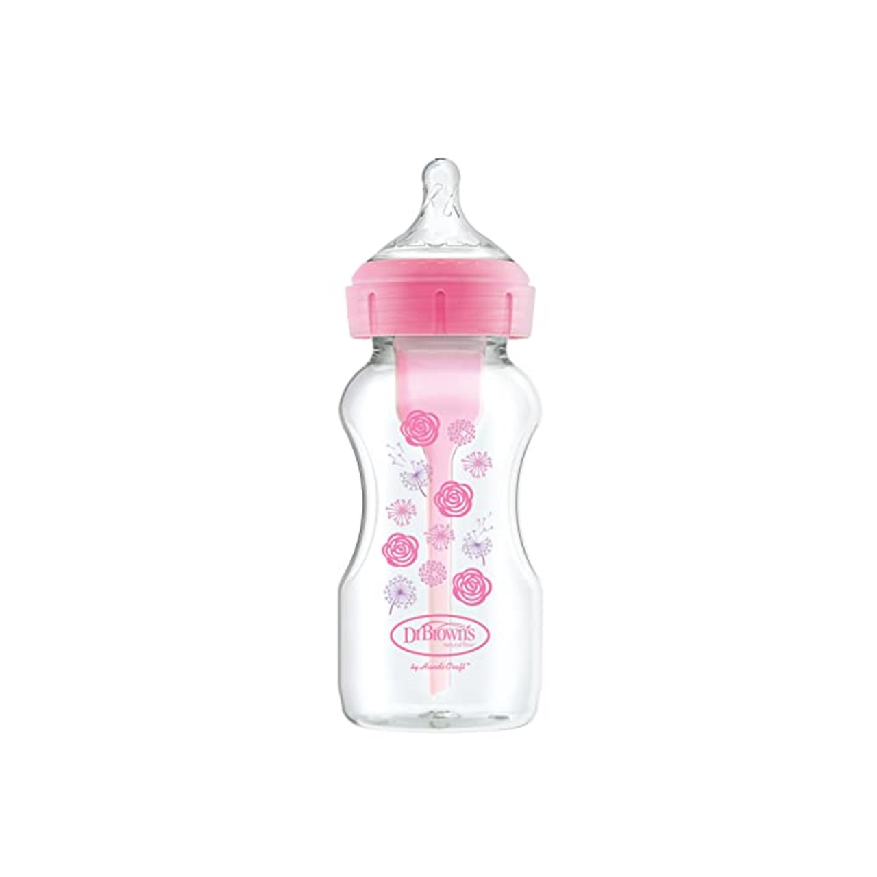 Buy Dr. Brown's Options+ Anti-Colic Wide-Neck Bottle 0m+ Pink 270ml ·  Seychelles