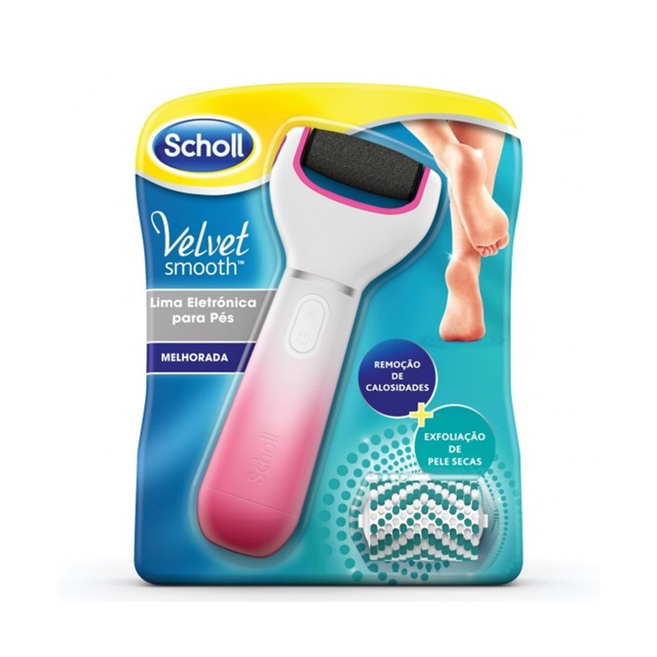  Dr. Scholl Velvet Smooth Diamond Electric Feet File with  Diamond Crystals 1 Item