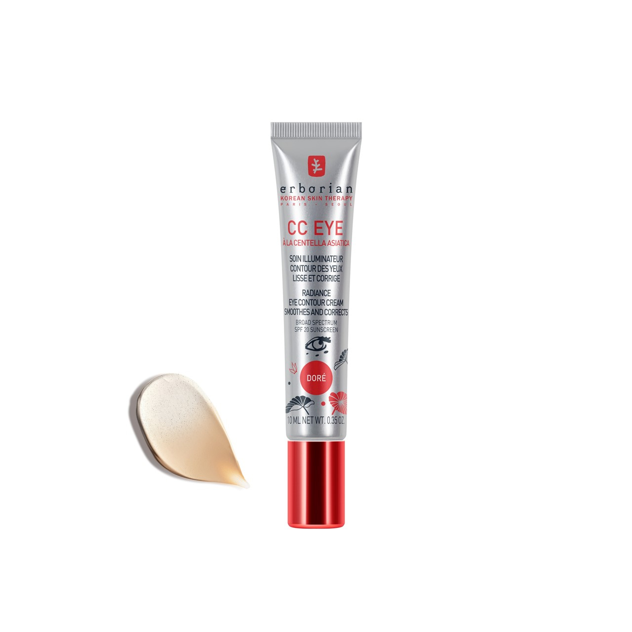 Erborian CC Crème High Definition Radiance Eye Cream SPF20 Doré 15ml