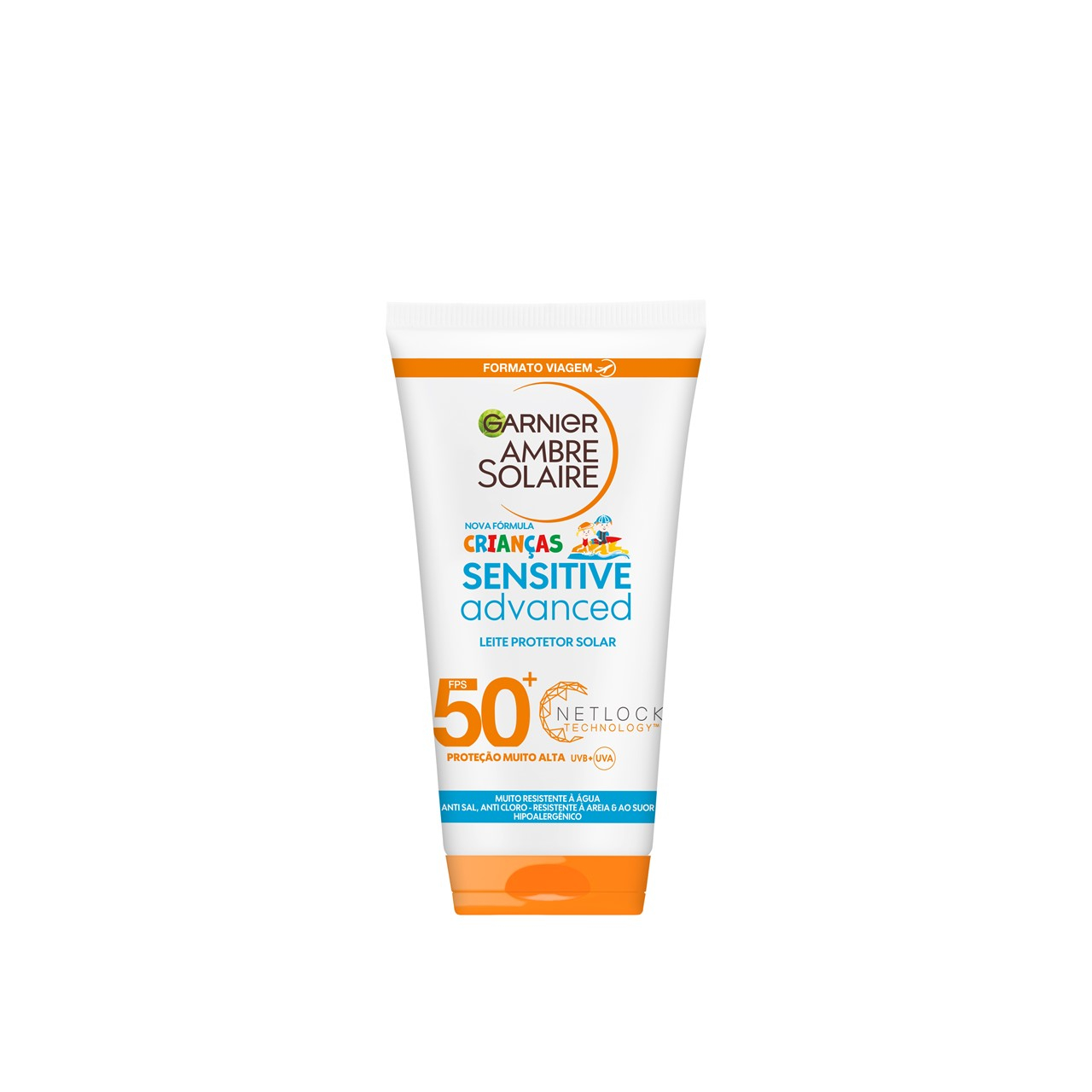 Garnier SPF50+ Kids Cream USA Buy (1.69fl · Sensitive Sun oz) Solaire Ambre Advanced 50ml