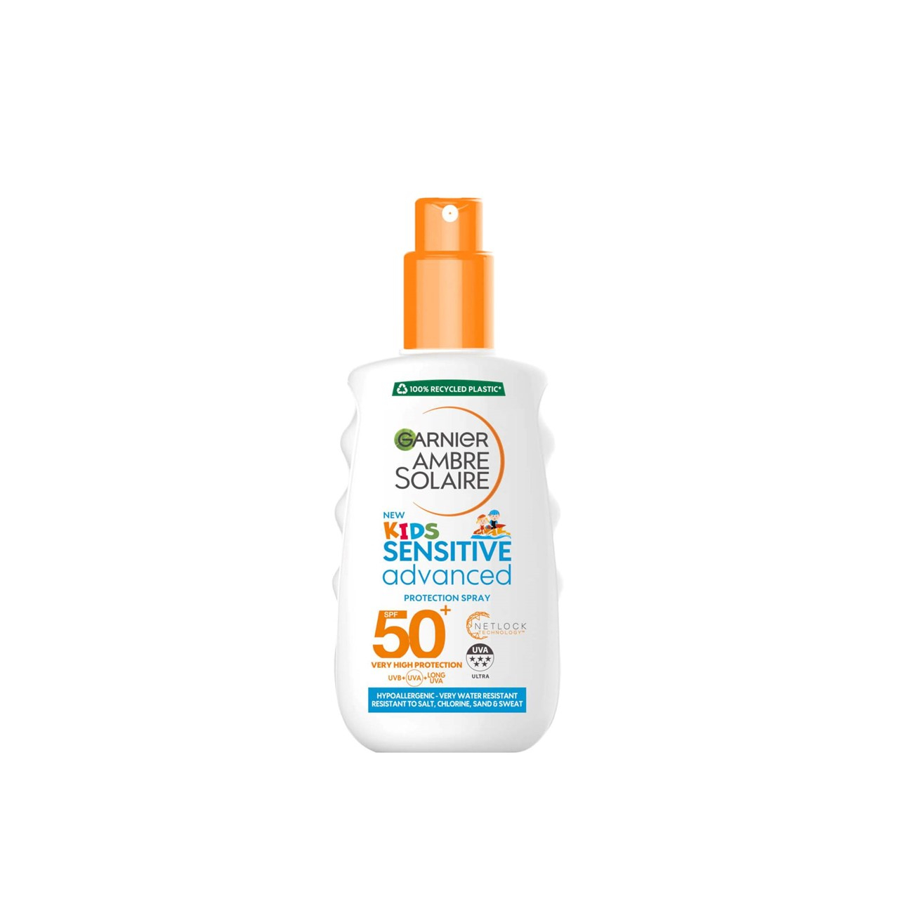 best Kid's sunscreen Garnier Ambre Solaire Advanced Sensitive Kids Sun Spray SPF50+