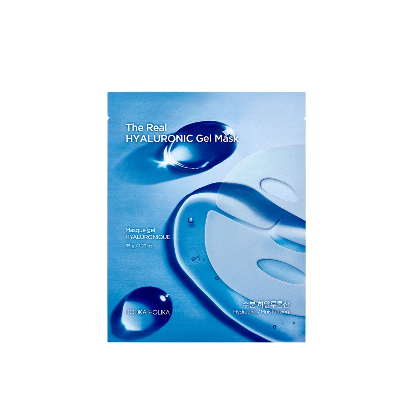 Holika HolikaThe Real Hyaluronic Gel Mask 35g (1.23oz) USA