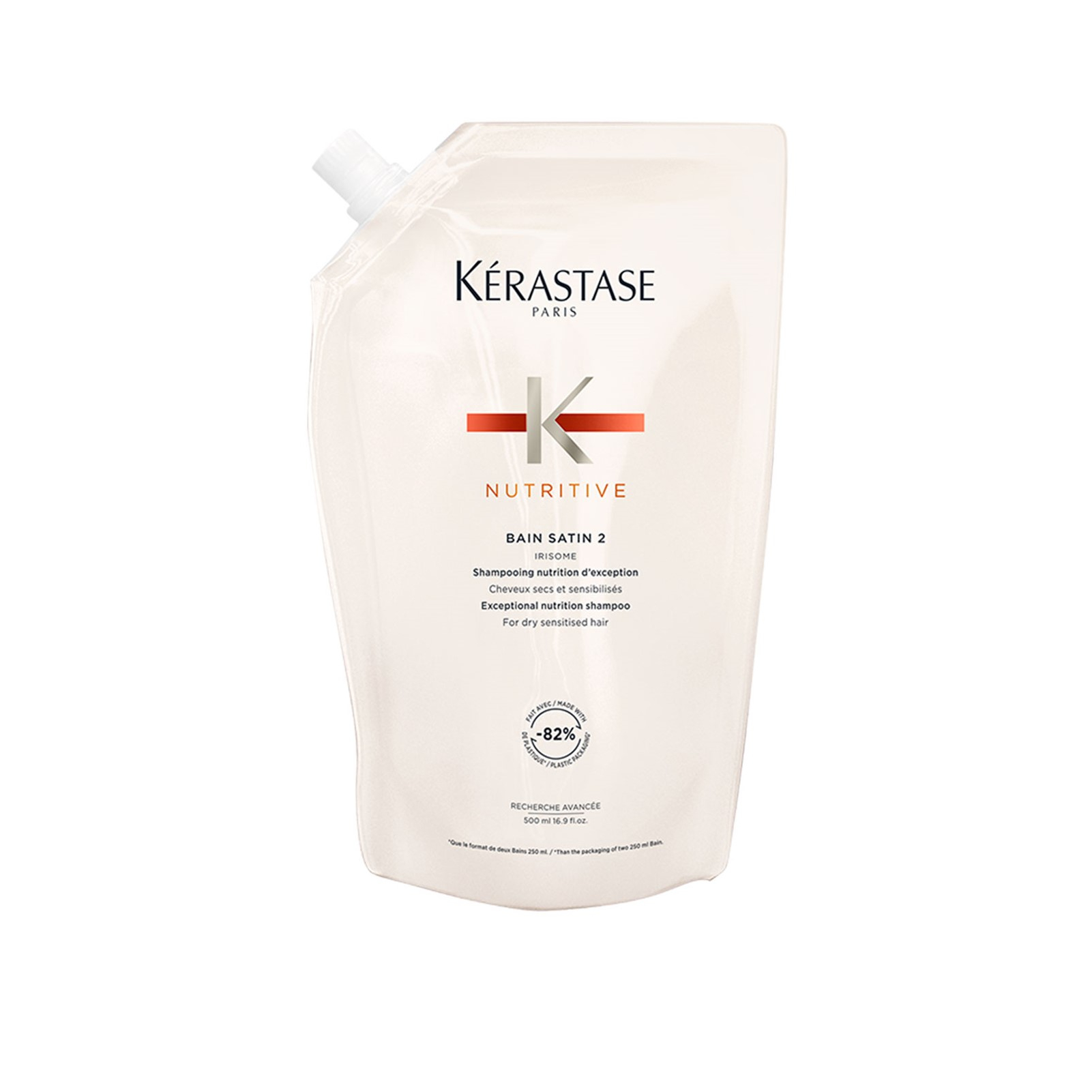 tidligere angre er mere end Buy Kérastase Nutritive Bain Satin 2 Shampoo Refill 500ml (16.9 fl oz) · USA
