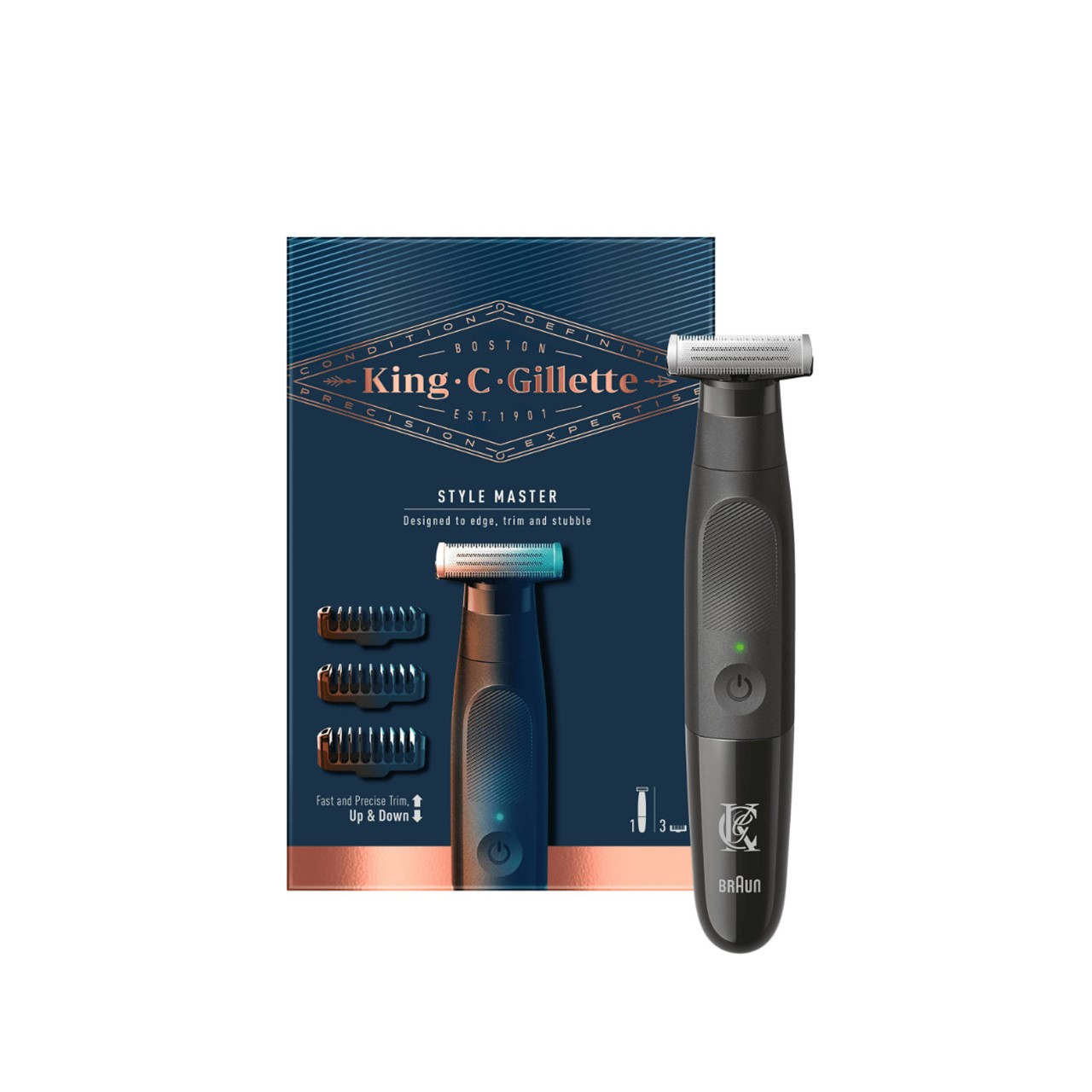 Máquina De Barbear E Aparador Style Master King C. Gillette