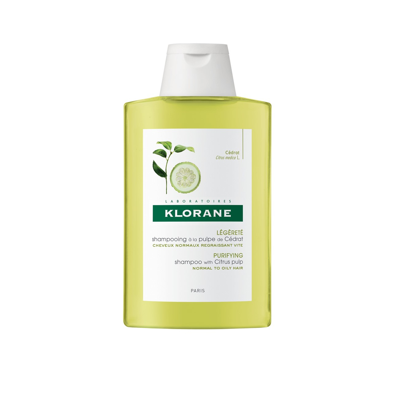 Best mild shampoo for oily hair: Klorane Purifying Shampoo with Citrus Pulp