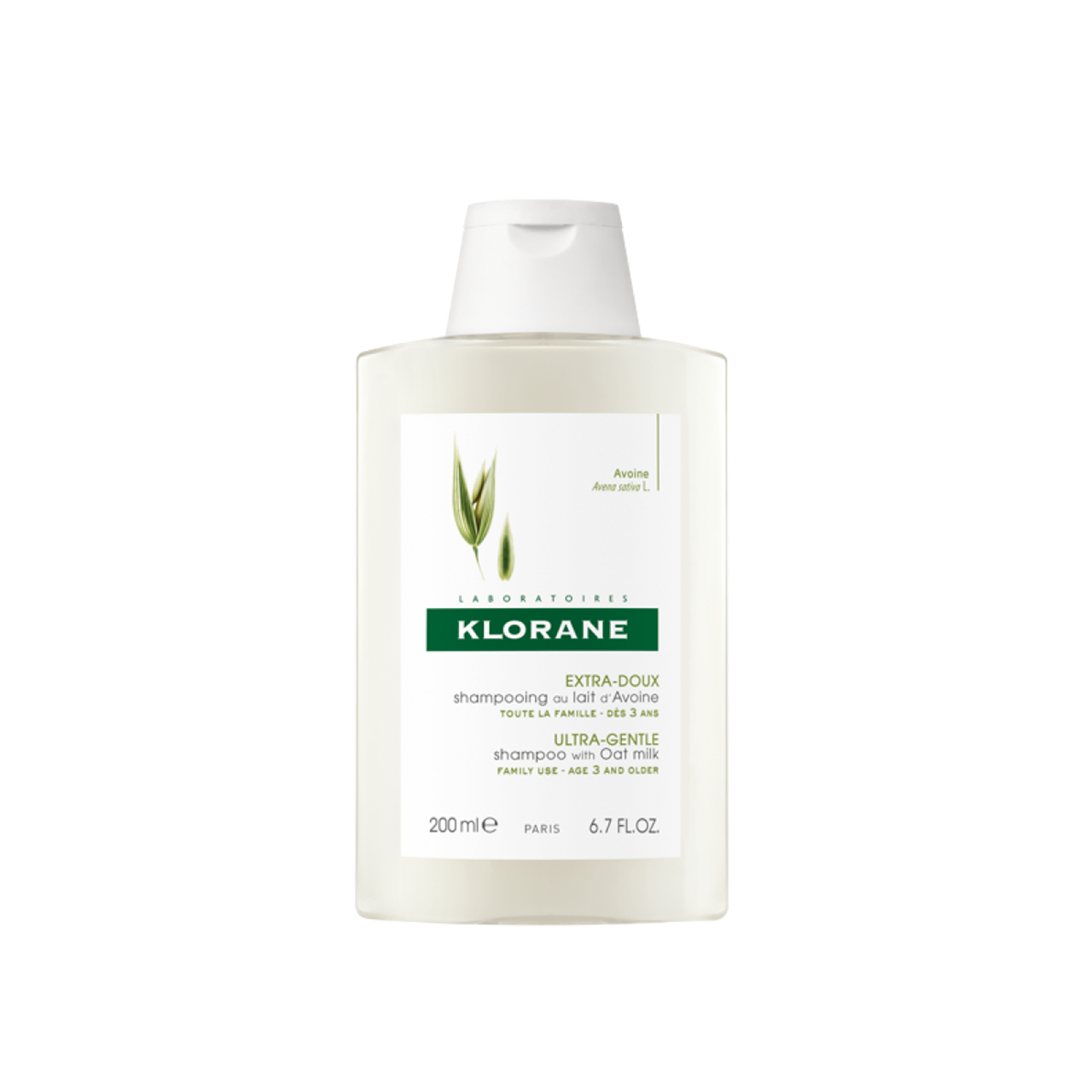 Klorane Ultra-Gentle Shampoo with Oat Milk 200ml
