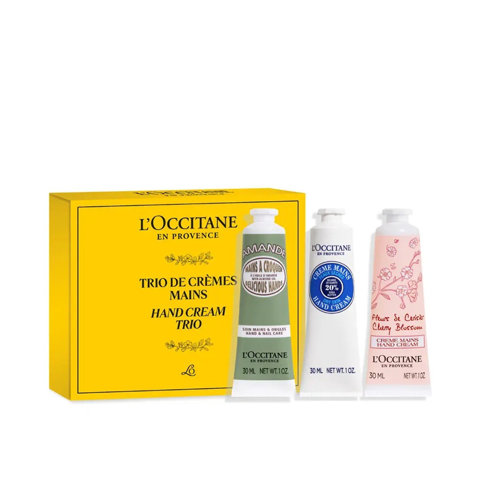 ファミリア　L'OCCITANE HAND TRIO 30ml × 3 L'Occitane Hand Cream Trio Set Italy