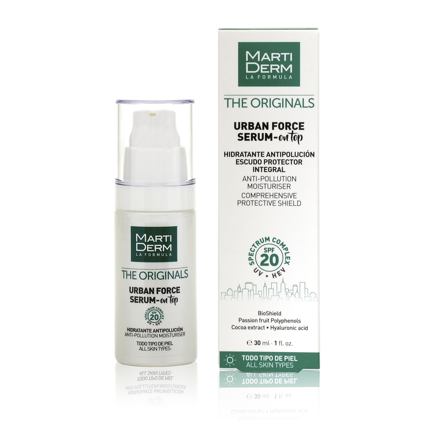 Martiderm The Originals Urban Force Serum On Top SPF20