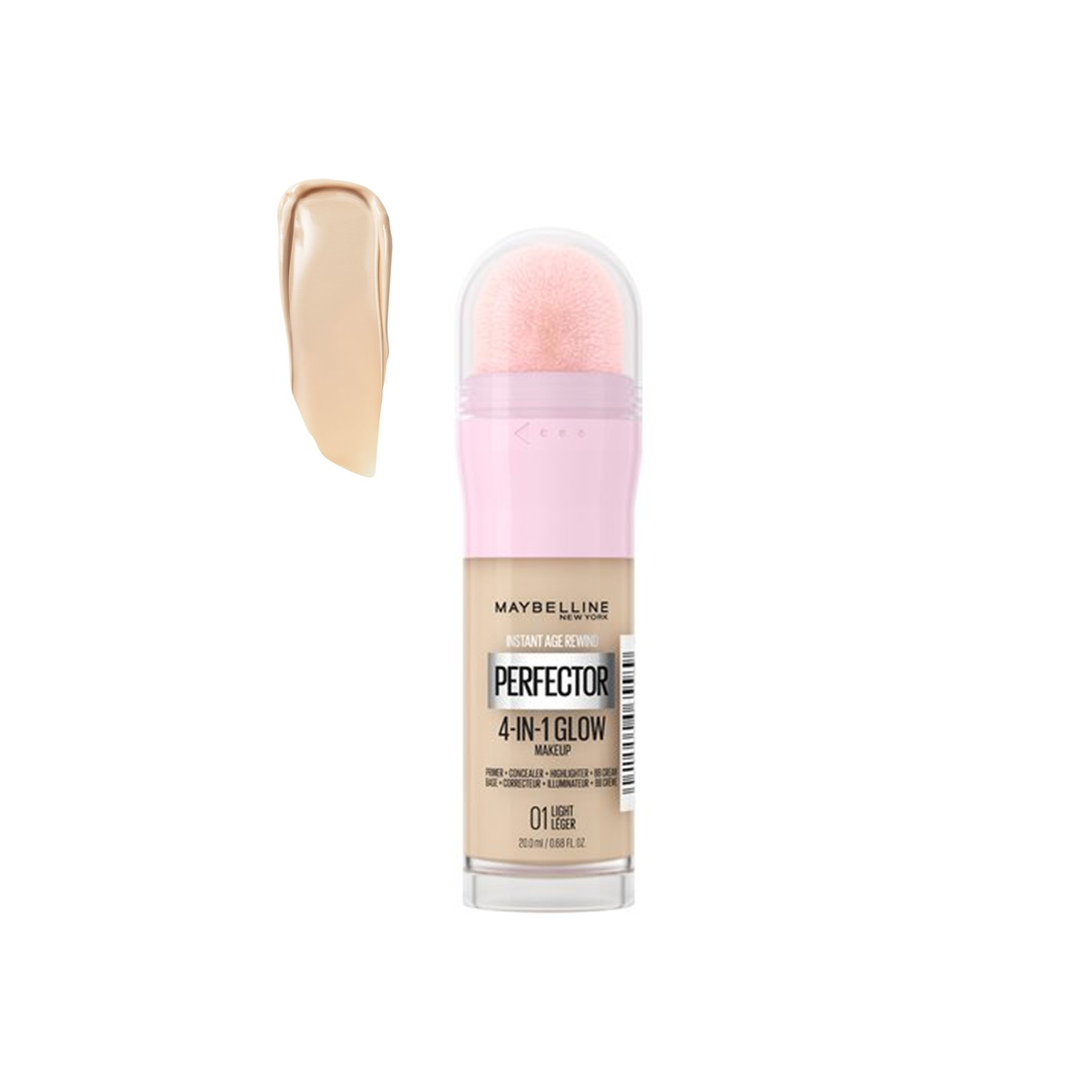 Base Maybelline Eraser Perfector 4en1 Glow 00Fair Light — Perfumería La  Mundial