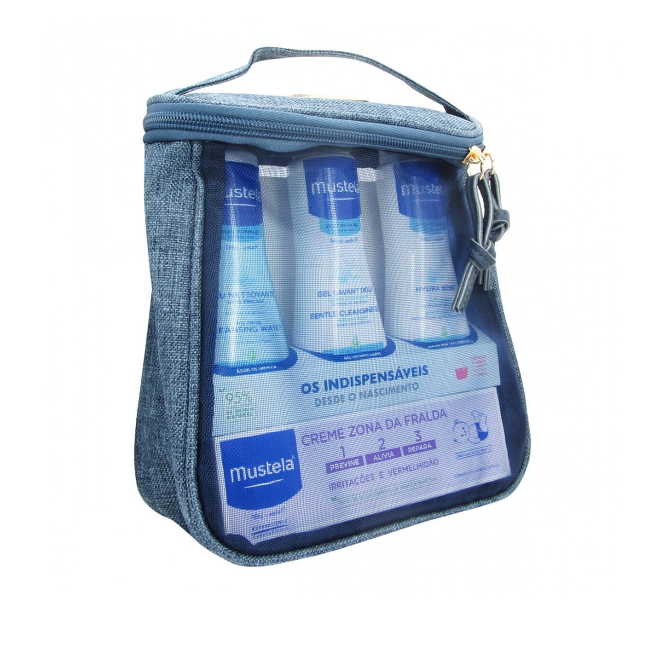 Buy Mustela Essential Kit 4 Products for Babies Newborns Travel Sizes BLUE  · Česko
