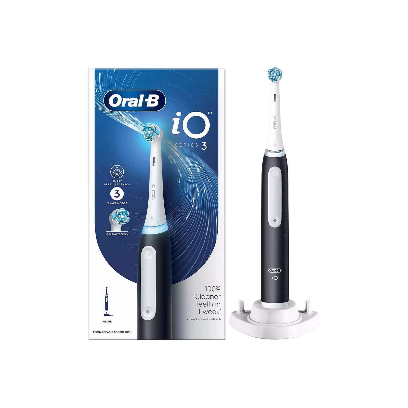 Oral-B iO™ Series 3S Black Electric Toothbrush Colombia
