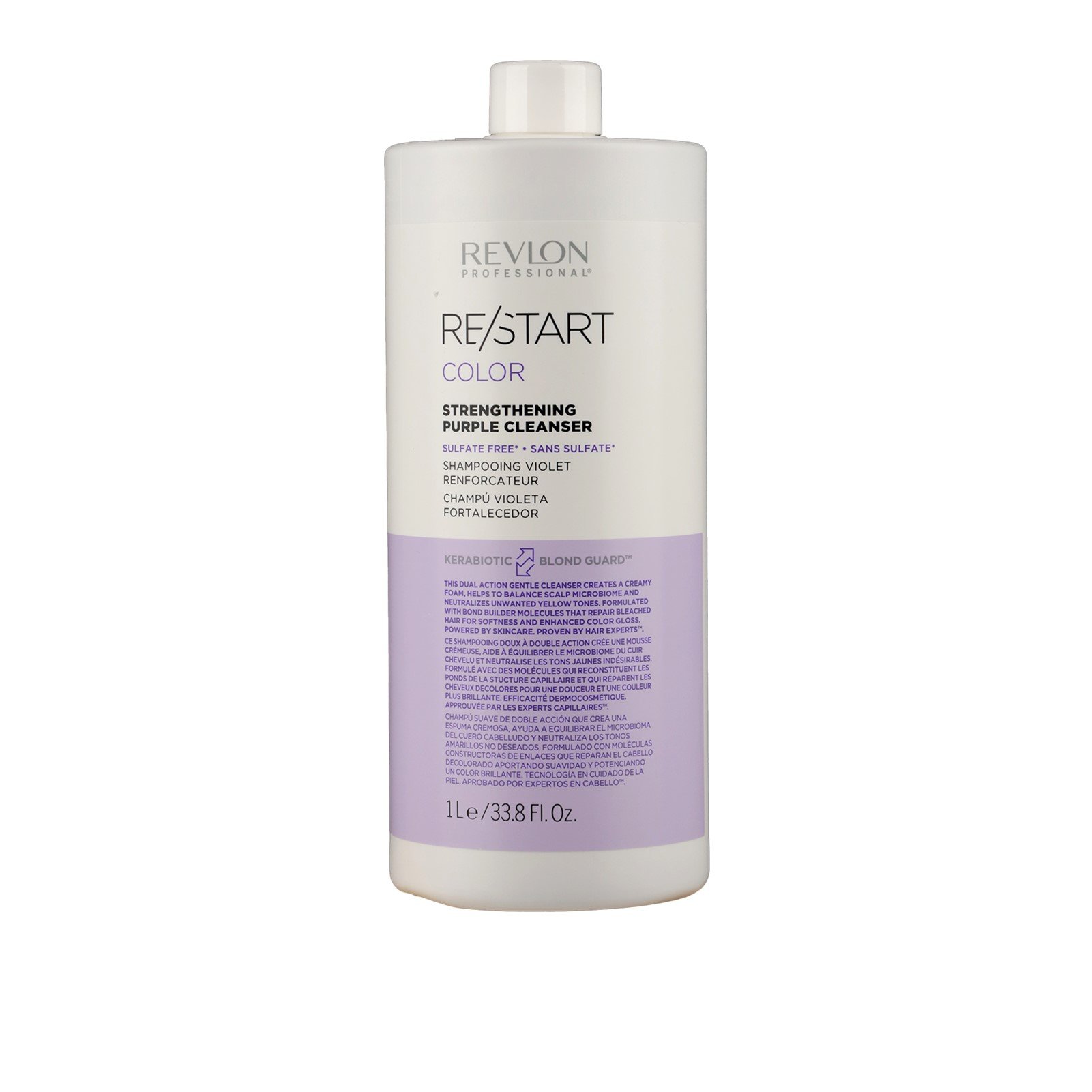 Buy Revlon Professional Re/Start · Purple Shampoo Strengthening Color Luxembourg Cleanser 1L