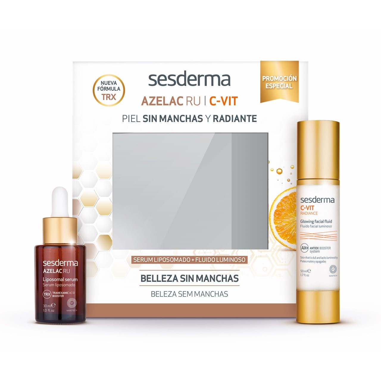 Buy Sesderma Azelac RU Serum + C-Vit Glowing Fluid 50ml · Saudi Arabia