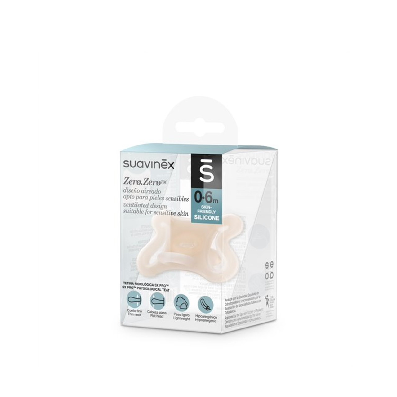 Buy Suavinex Zero Zero Smoothie Pacifier SX Pro Physiological Nipple 0-6m ·  USA