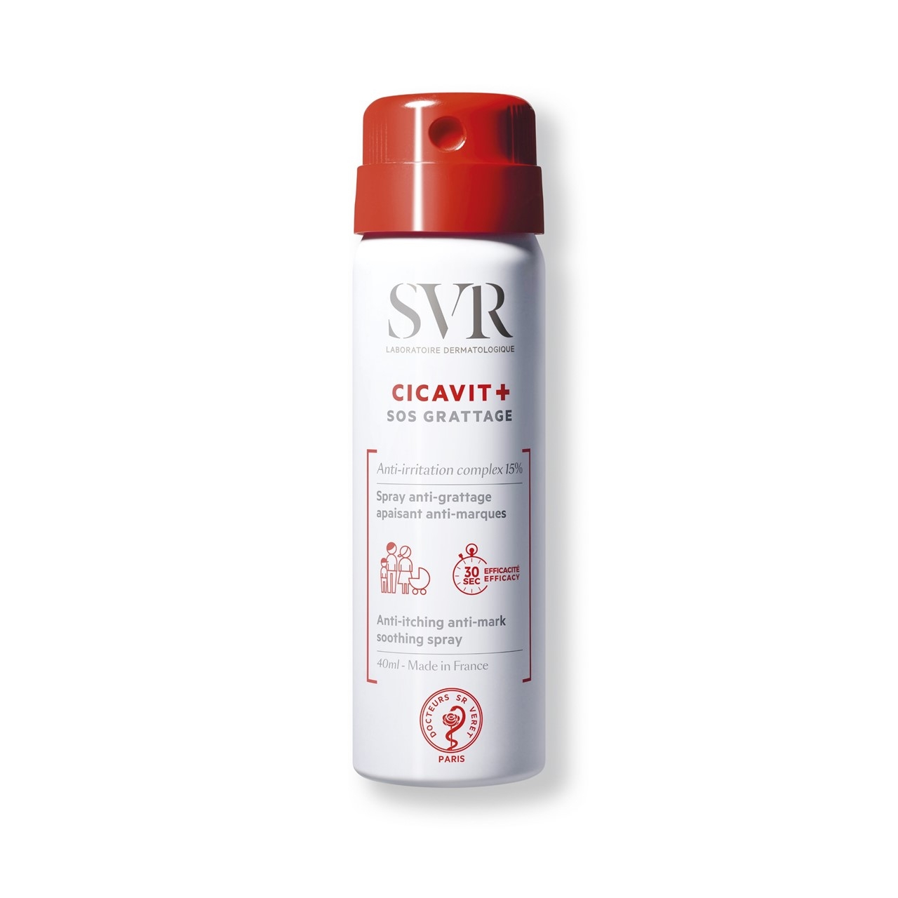 SVR Cicavit+ SOS Grattage Anti-Itching Soothing Spray 40ml