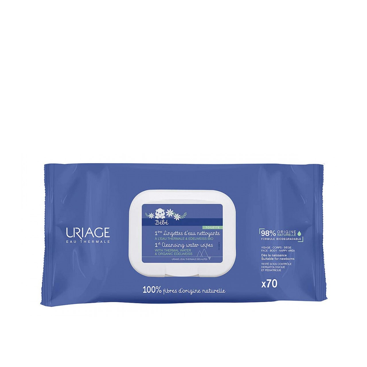 Buy Uriage Baby 1st Cleansing Water Wipes (2X70) online - Free delivery  available in Lebanon Buy Uriage Baby 1st Cleansing Water Wipes (2X70)  online - Free delivery available in Lebanon – FamiliaList