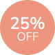 Brand Of the Month · 25% OFF