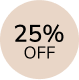 Feautured Brand · 25% OFF