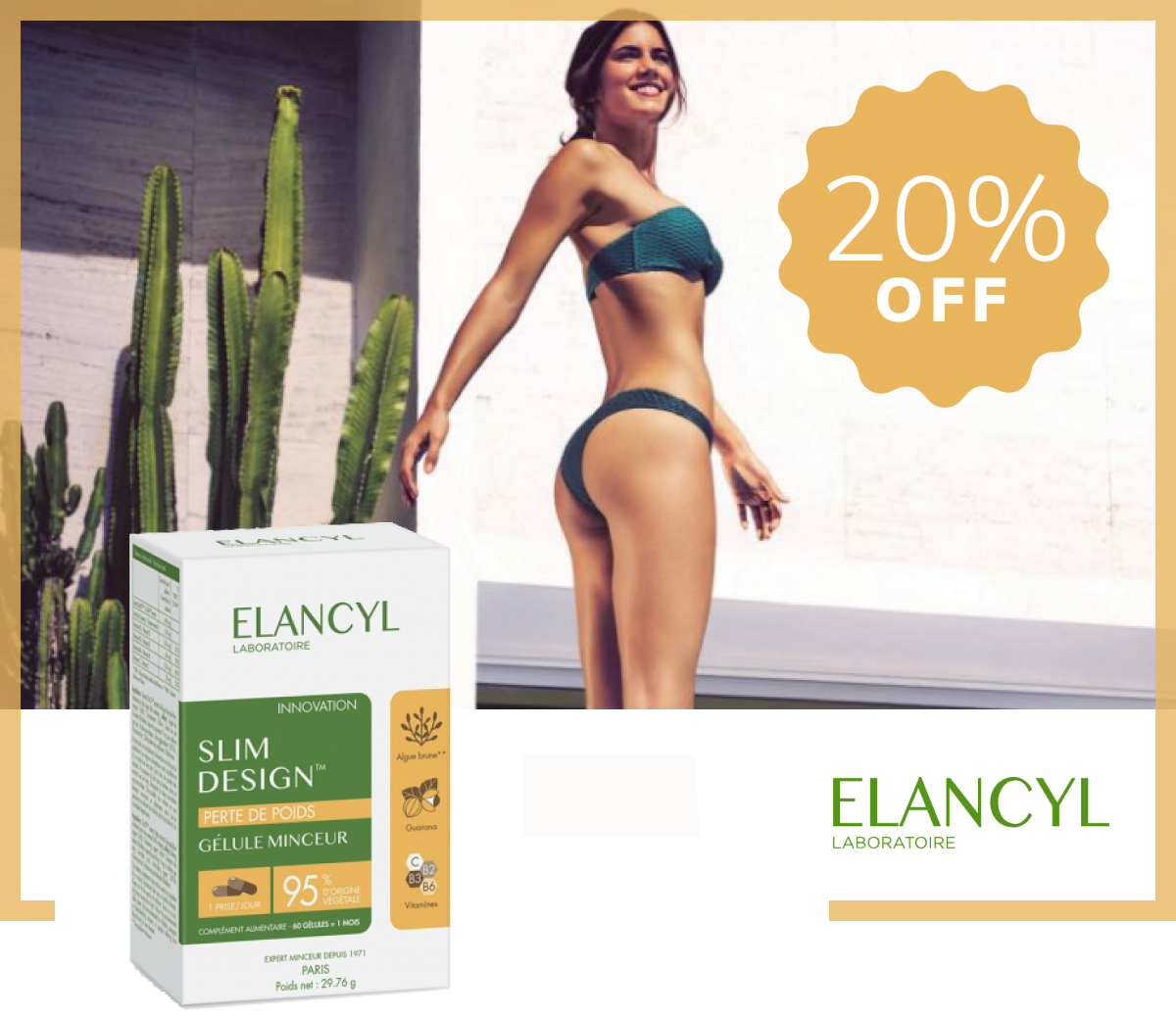 Elancyl Slim Design Slimming Capsules x60 Elancyl Slim Design Slimming Capsules x60
